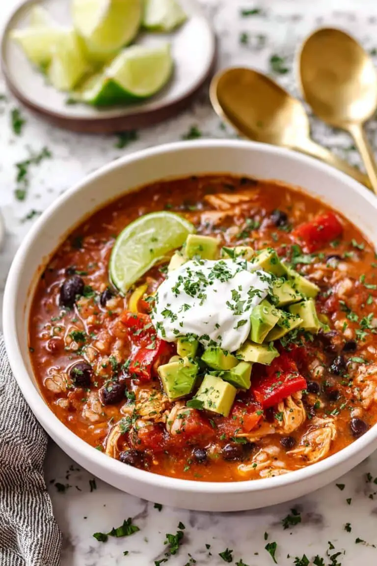 Chicken and Tomato Rice Soup Recipe