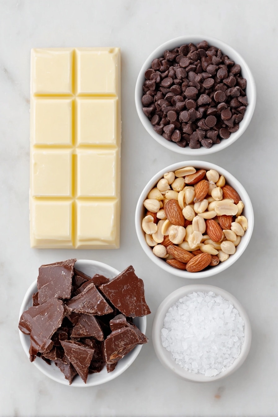 Easy Crockpot Chocolate Peanut Clusters Recipe - Ingredients