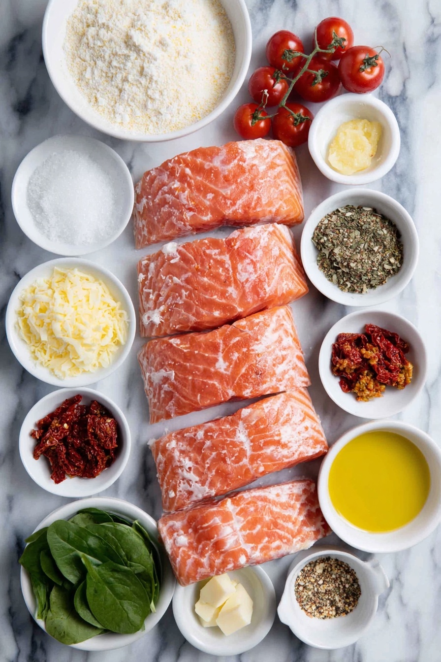 Creamy Tuscan Salmon Recipe - Ingredients