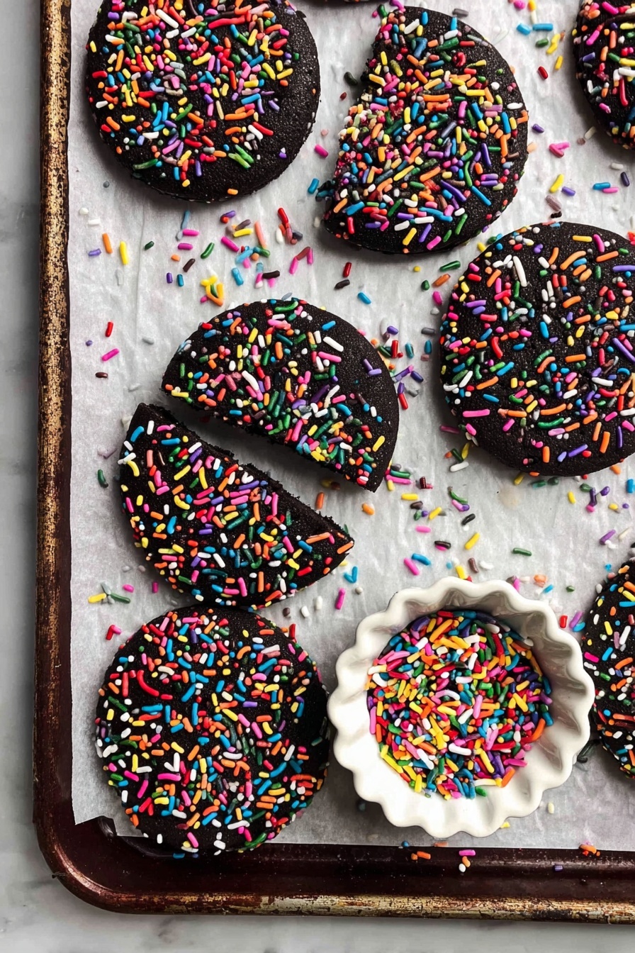 Chocolate Sprinkle Cookie Recipe - Recipe Step