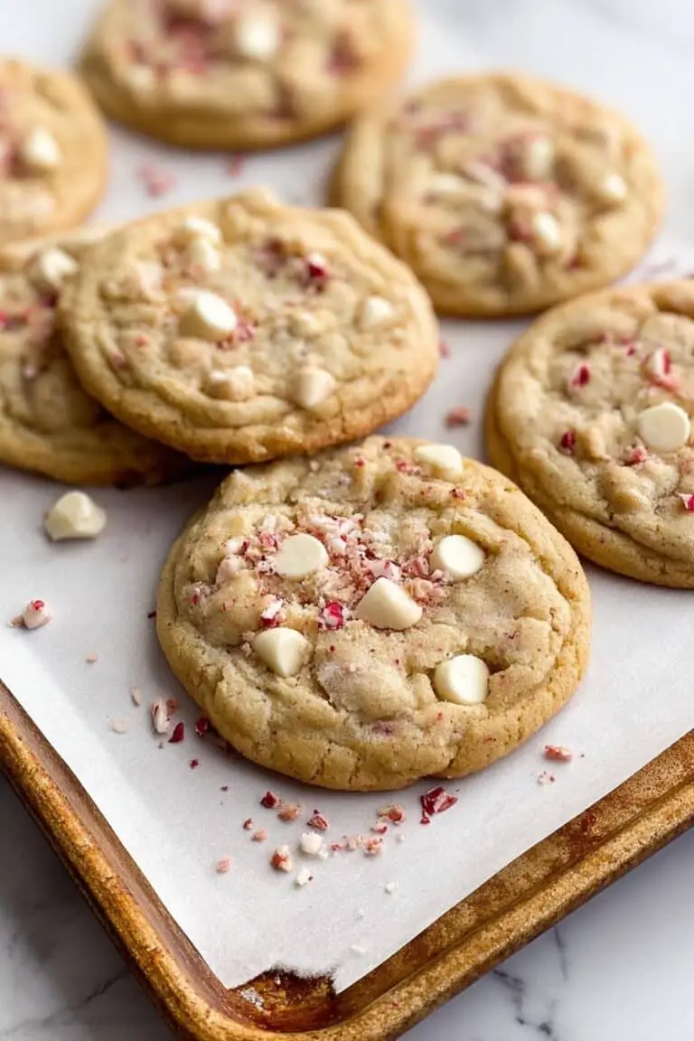 White Chocolate Peppermint Cookies Recipe