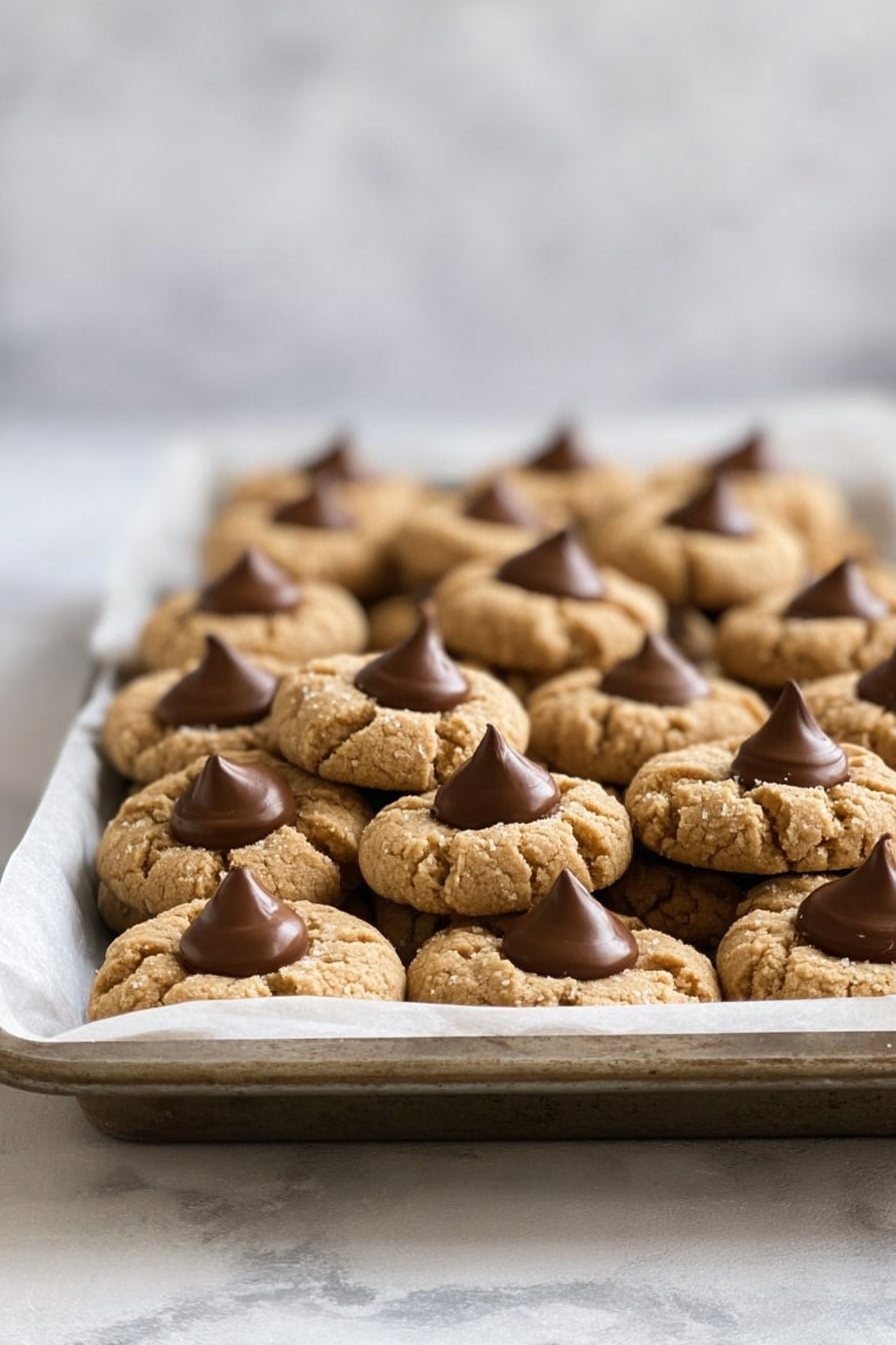 Peanut Butter Blossom Cookies Recipe - Recipe Step