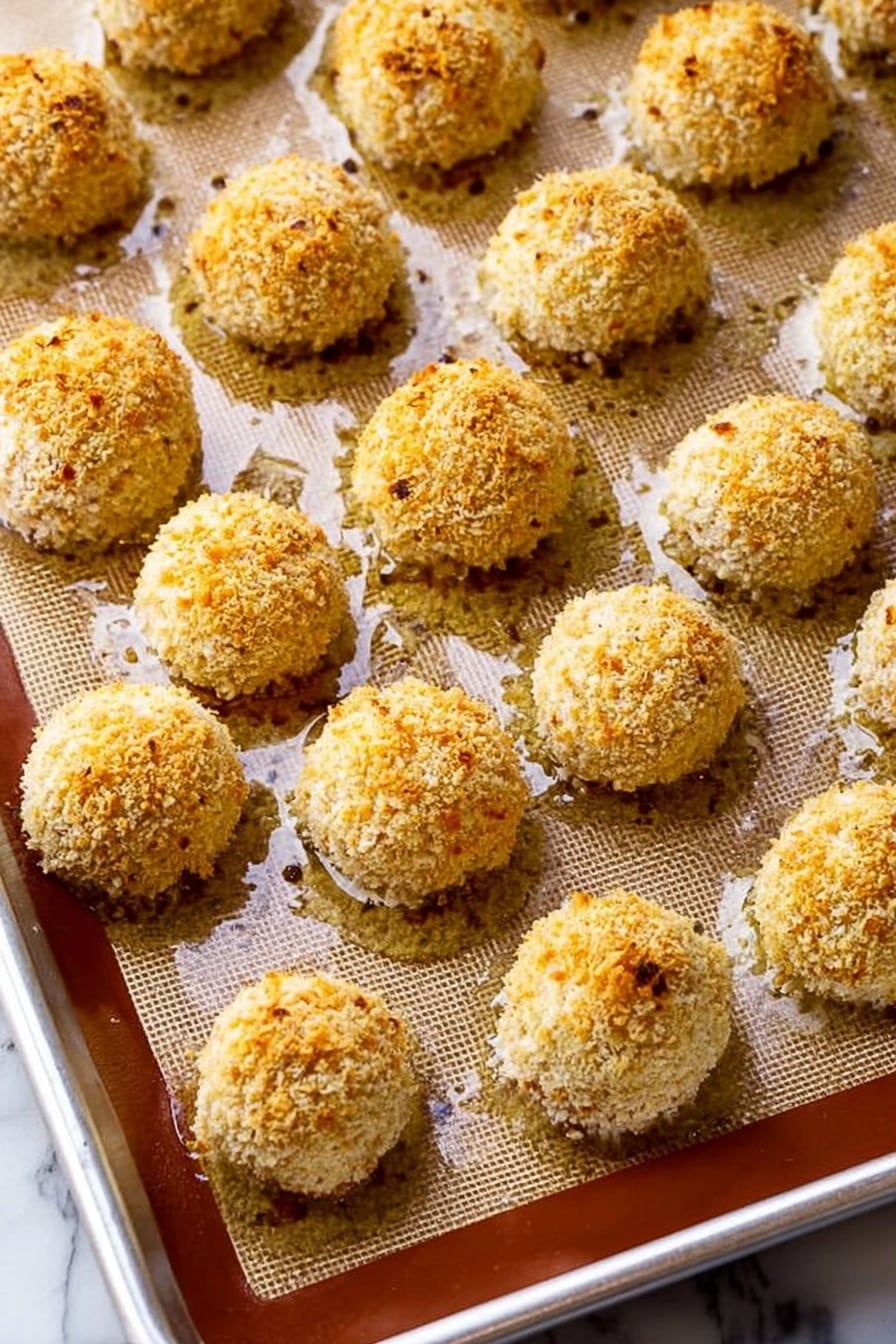 Coconut Crusted Quinoa Bites with Brie Recipe - Recipe Step