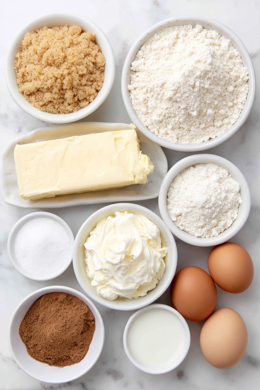 Cinnamon Roll Cheesecake Recipe - Ingredients