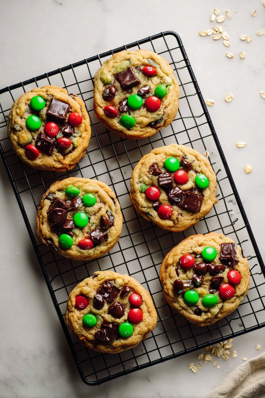 Christmas M&M Cookie Recipe - Serving