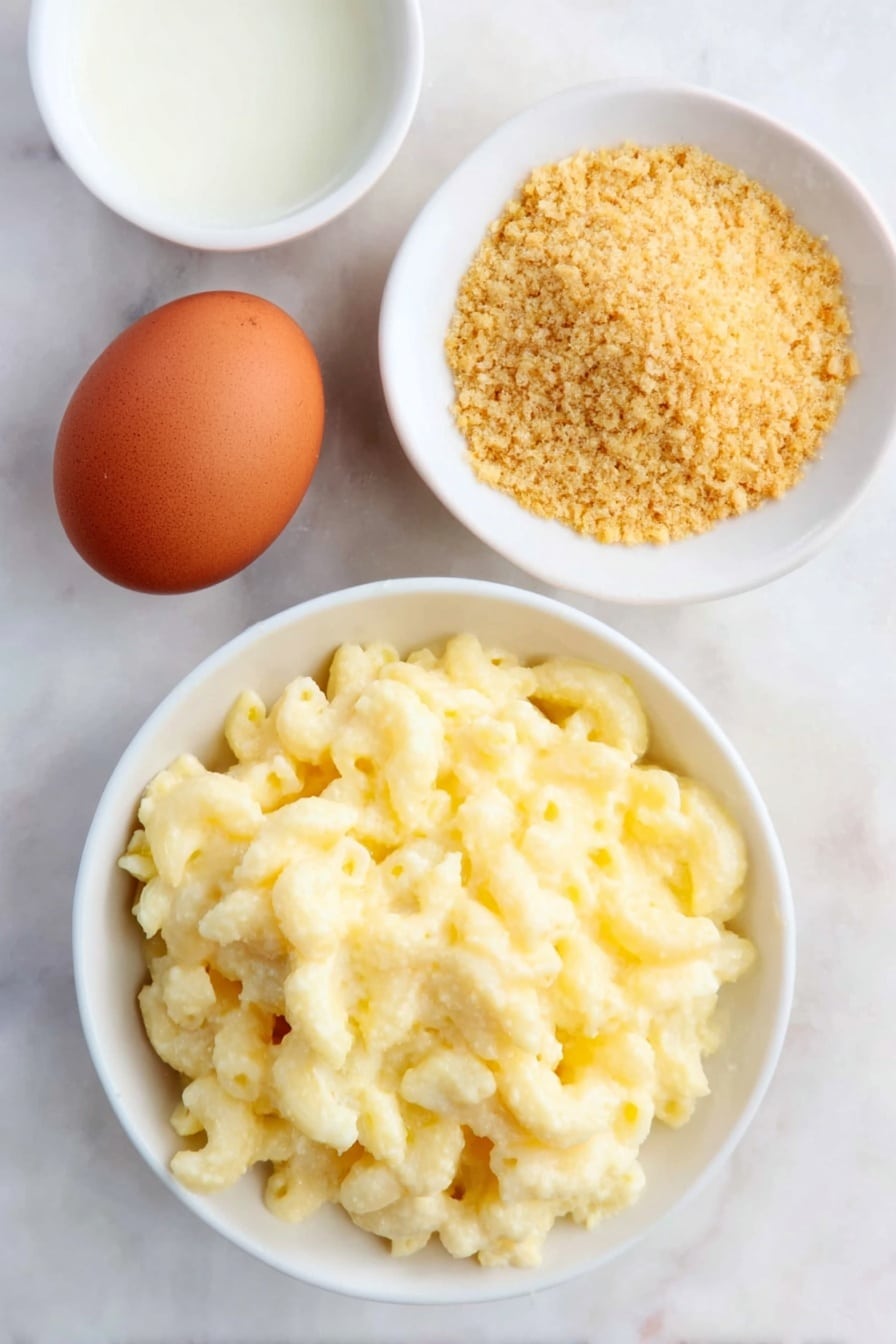 Crispy Fried Mac and Cheese Balls Recipe - Ingredients