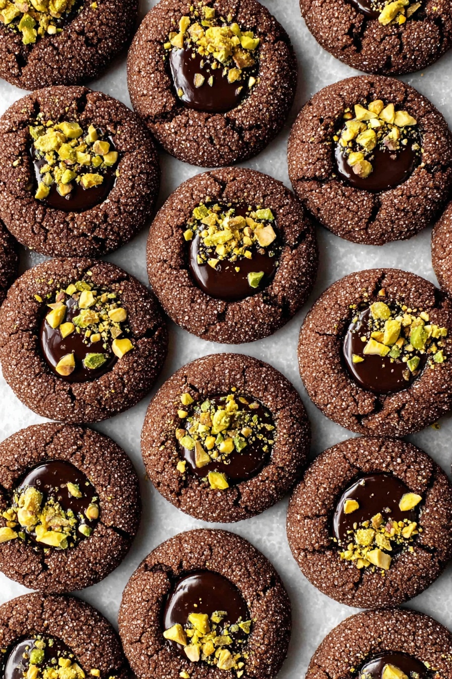 Chocolate Thumbprint Cookies with Ganache Recipe - Recipe Step