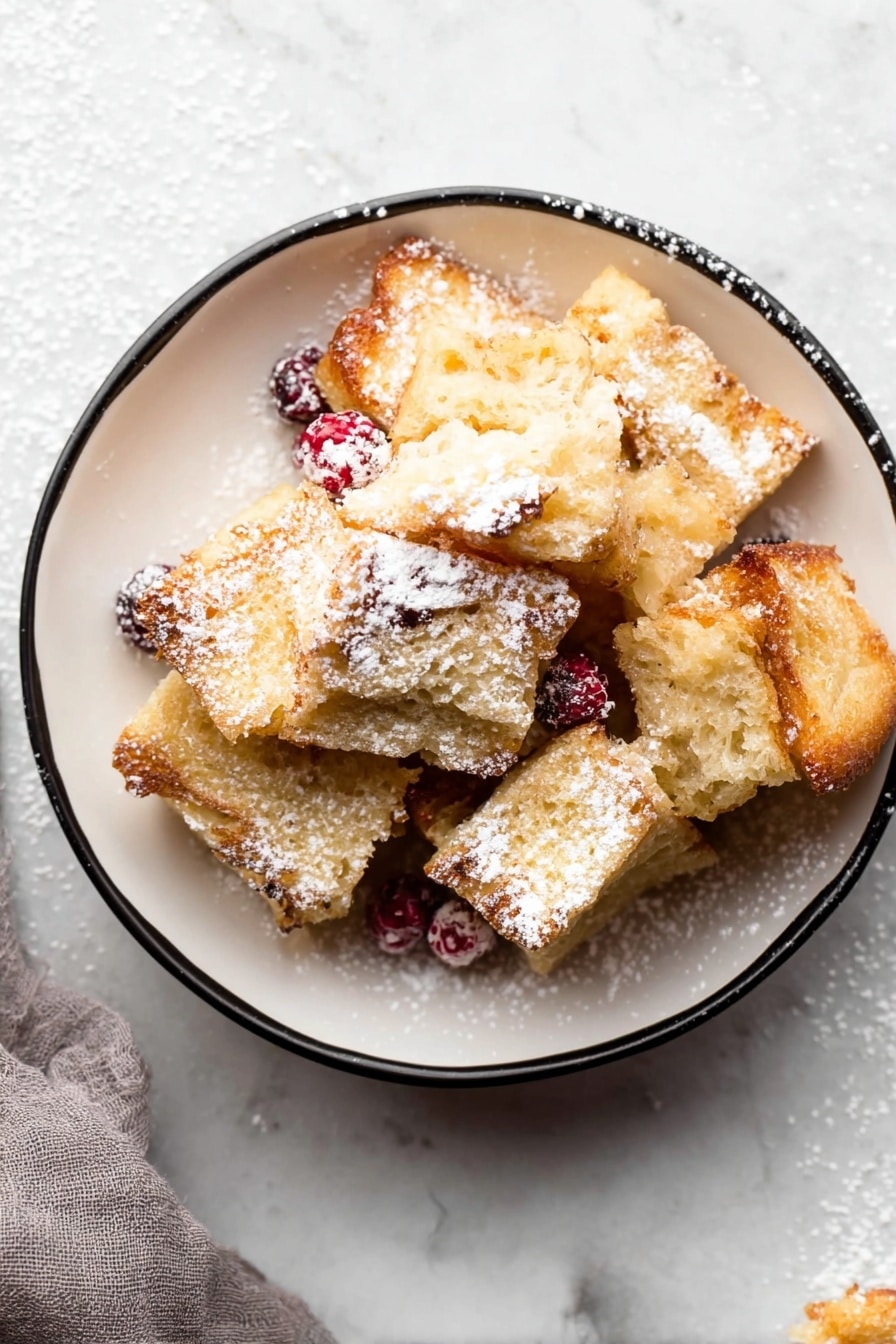 Gingerbread French Toast Casserole Recipe - Serving