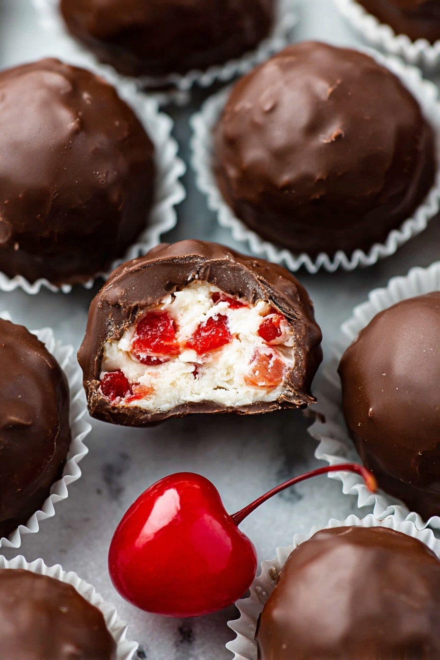Martha Washington Cherry Coconut Truffles Recipe - Recipe Step
