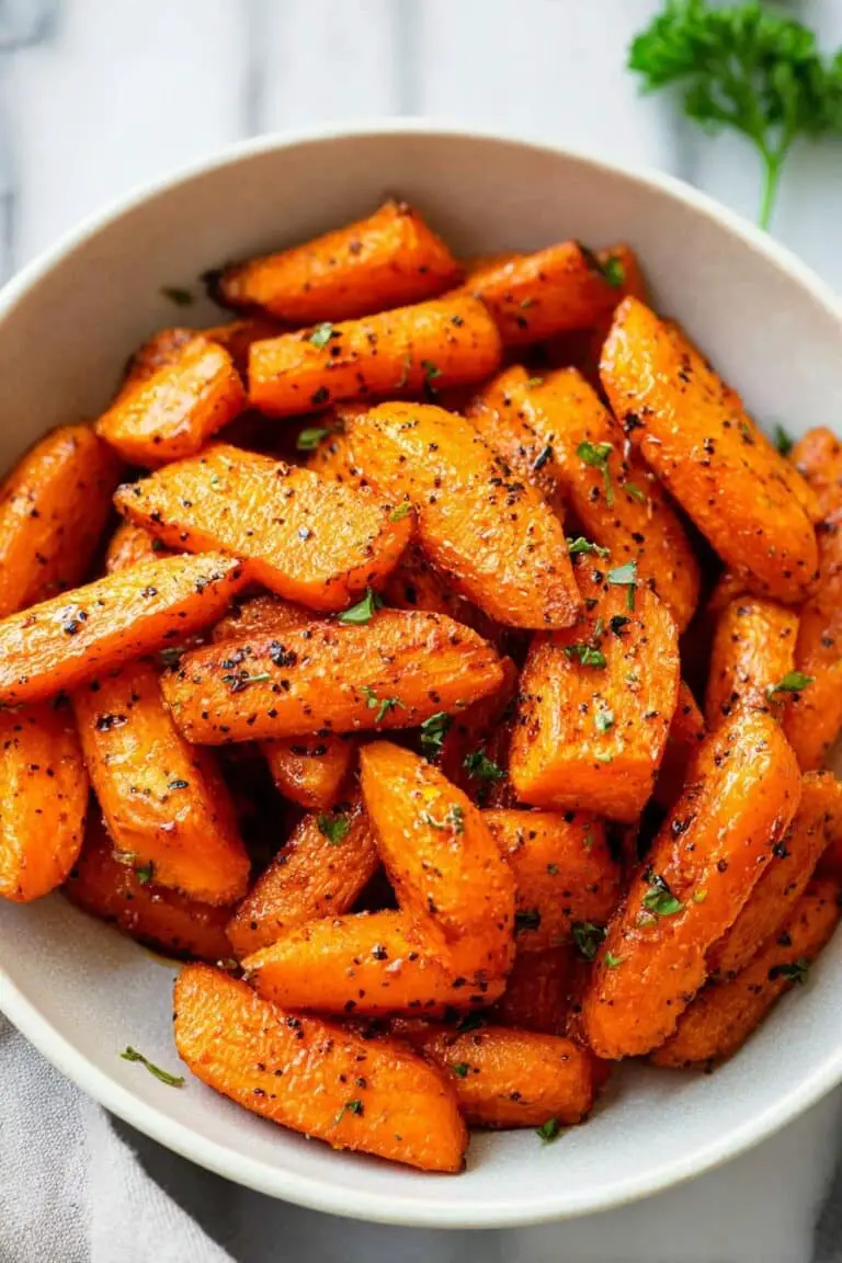 Crispy Parmesan Air Fryer Carrots Recipe