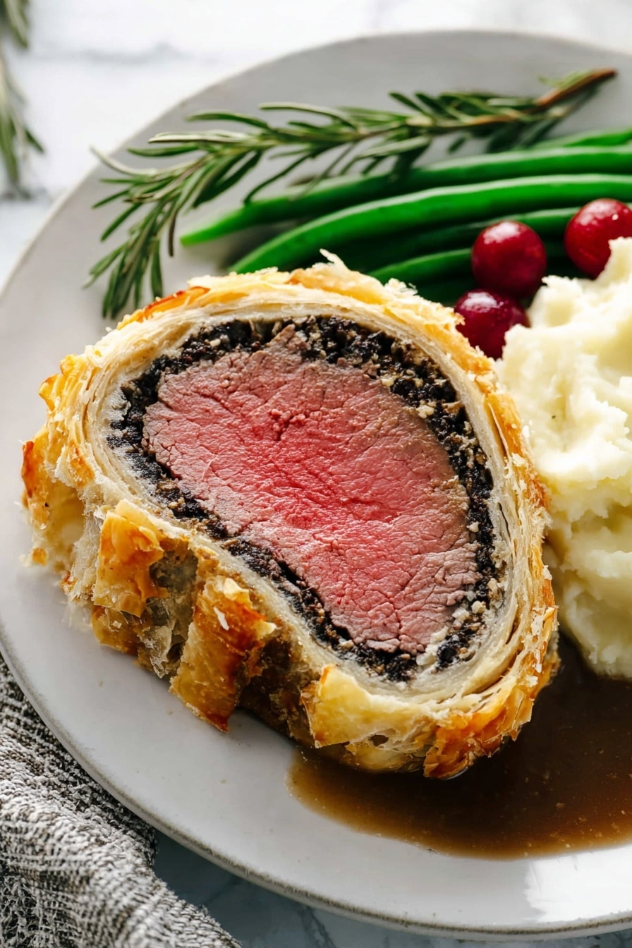 Beef Wellington Recipe - Serving