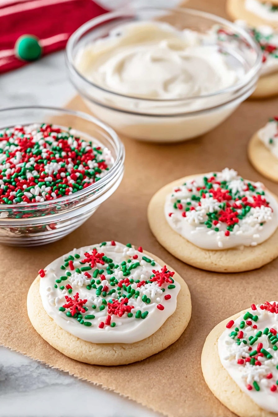 Christmas Shortbread Cookies with White Chocolate Recipe - Recipe Step