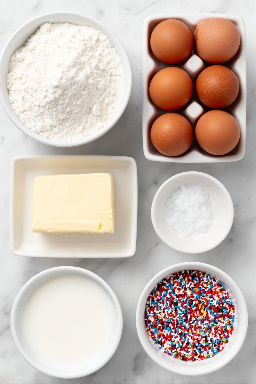 Funfetti Cupcakes Recipe - Ingredients