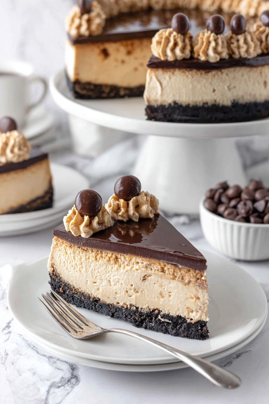 Bailey’s White Chocolate Cheesecake Recipe - Serving