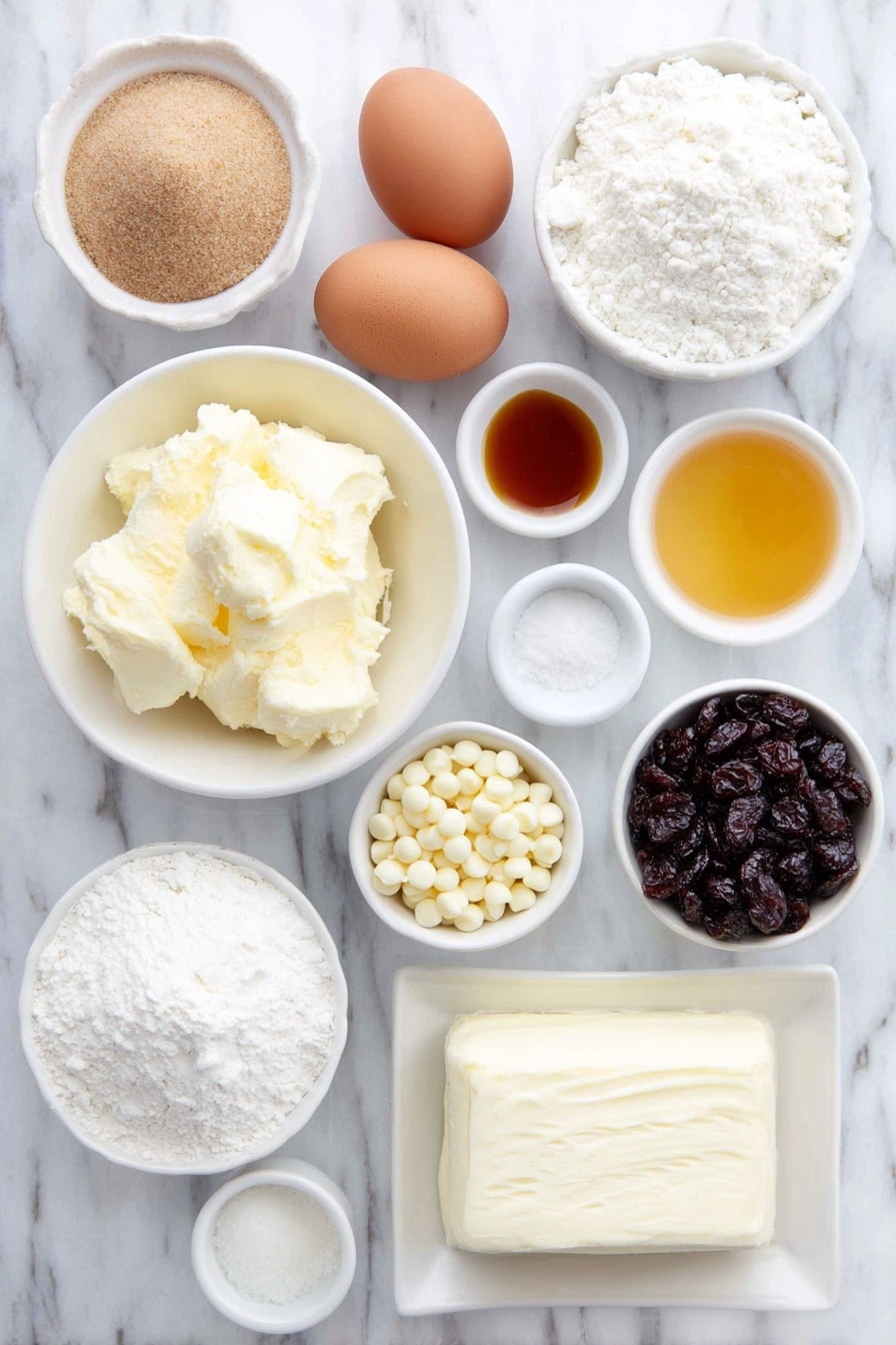 Cranberry White Chocolate Bliss Bars Recipe - Ingredients