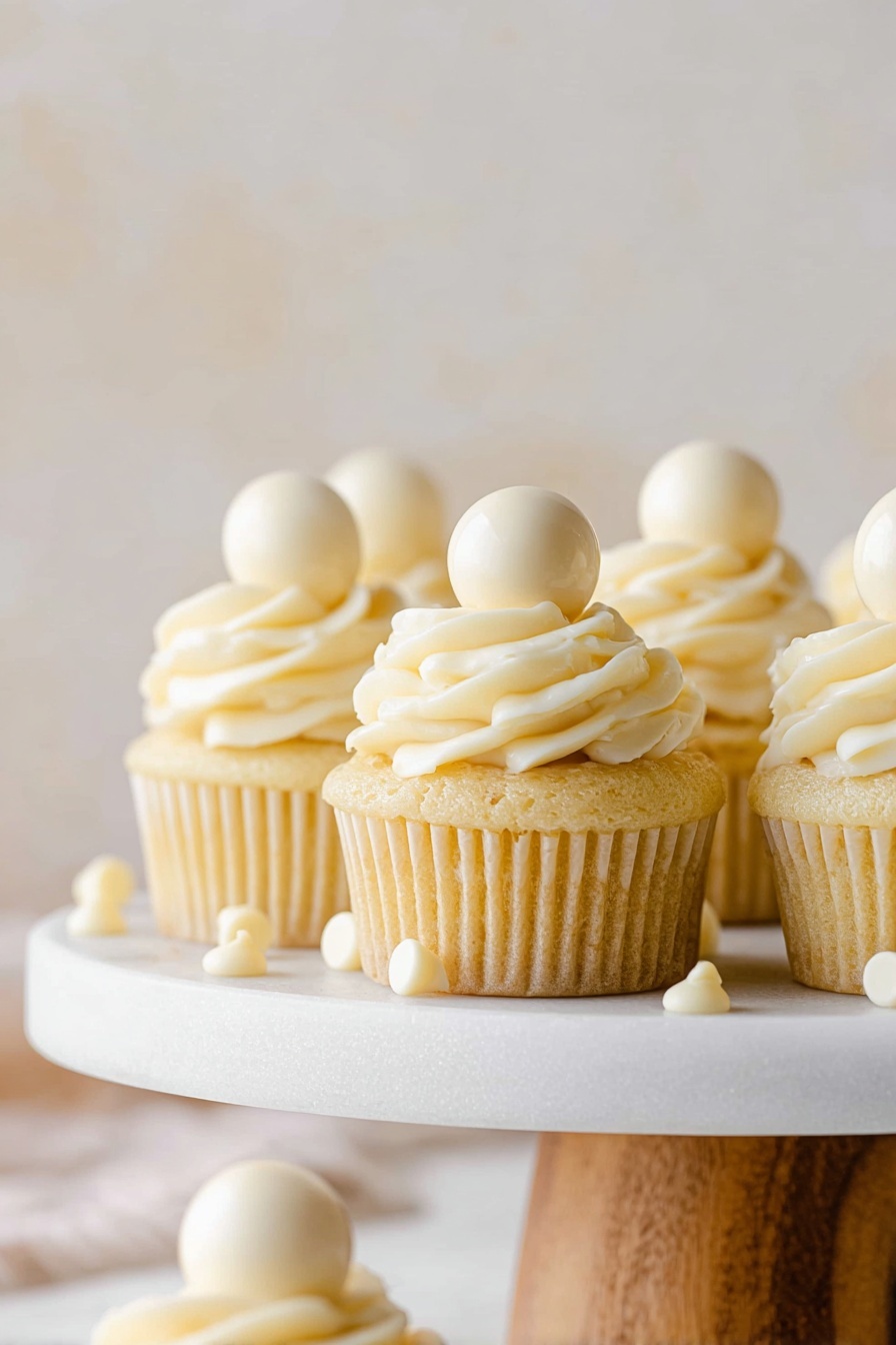 White Chocolate Cupcake Recipe - Recipe Step