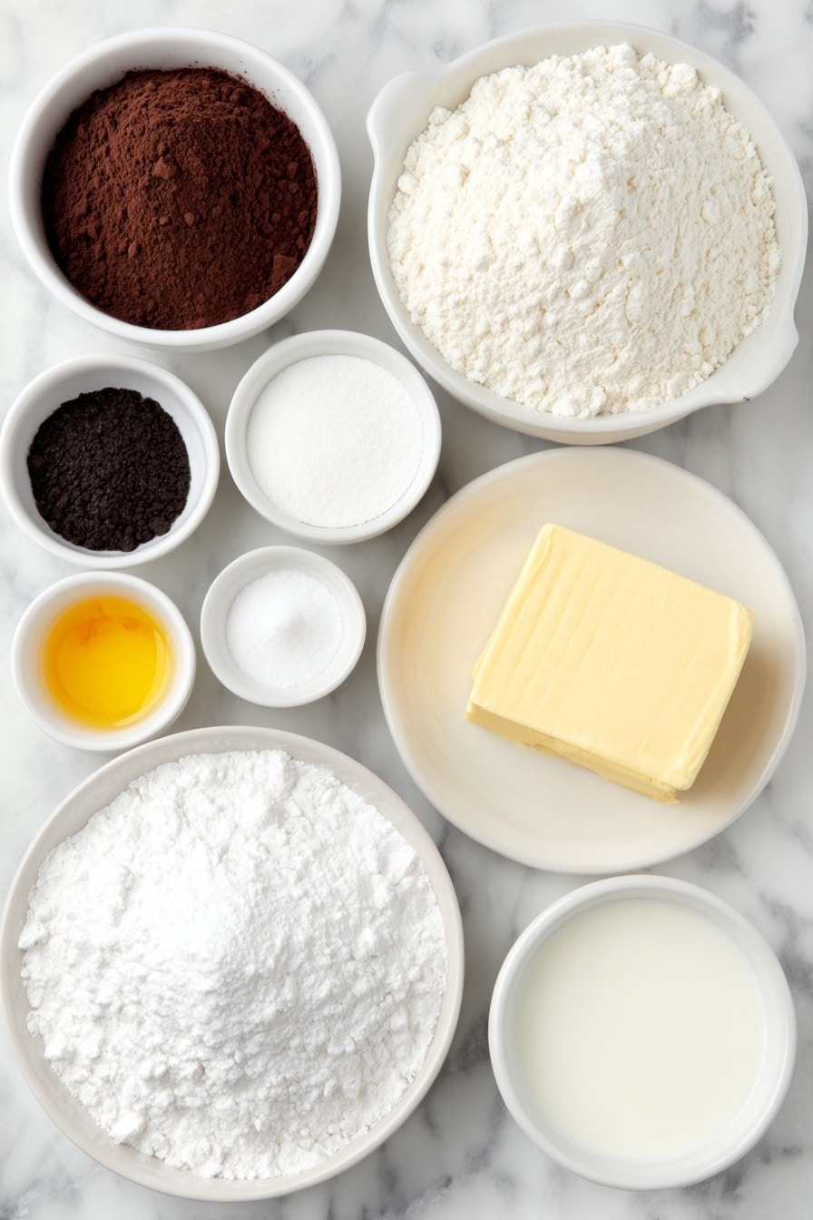 Red Velvet Bundt Cake with Cream Cheese Glaze Recipe - Ingredients