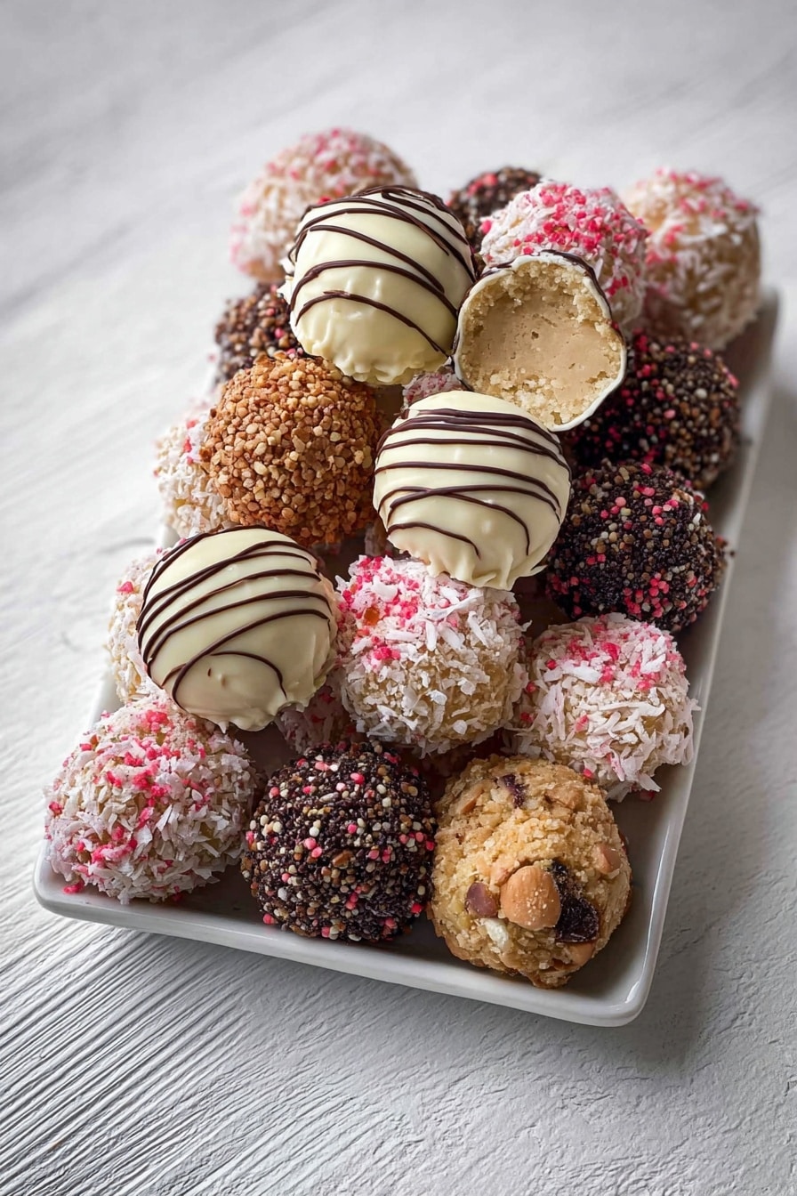 Caramilk Biscuit Truffles Recipe - Serving