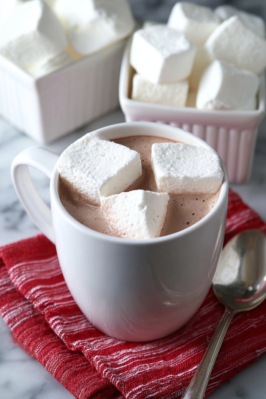 Homemade Fluffy Marshmallows Recipe - Serving
