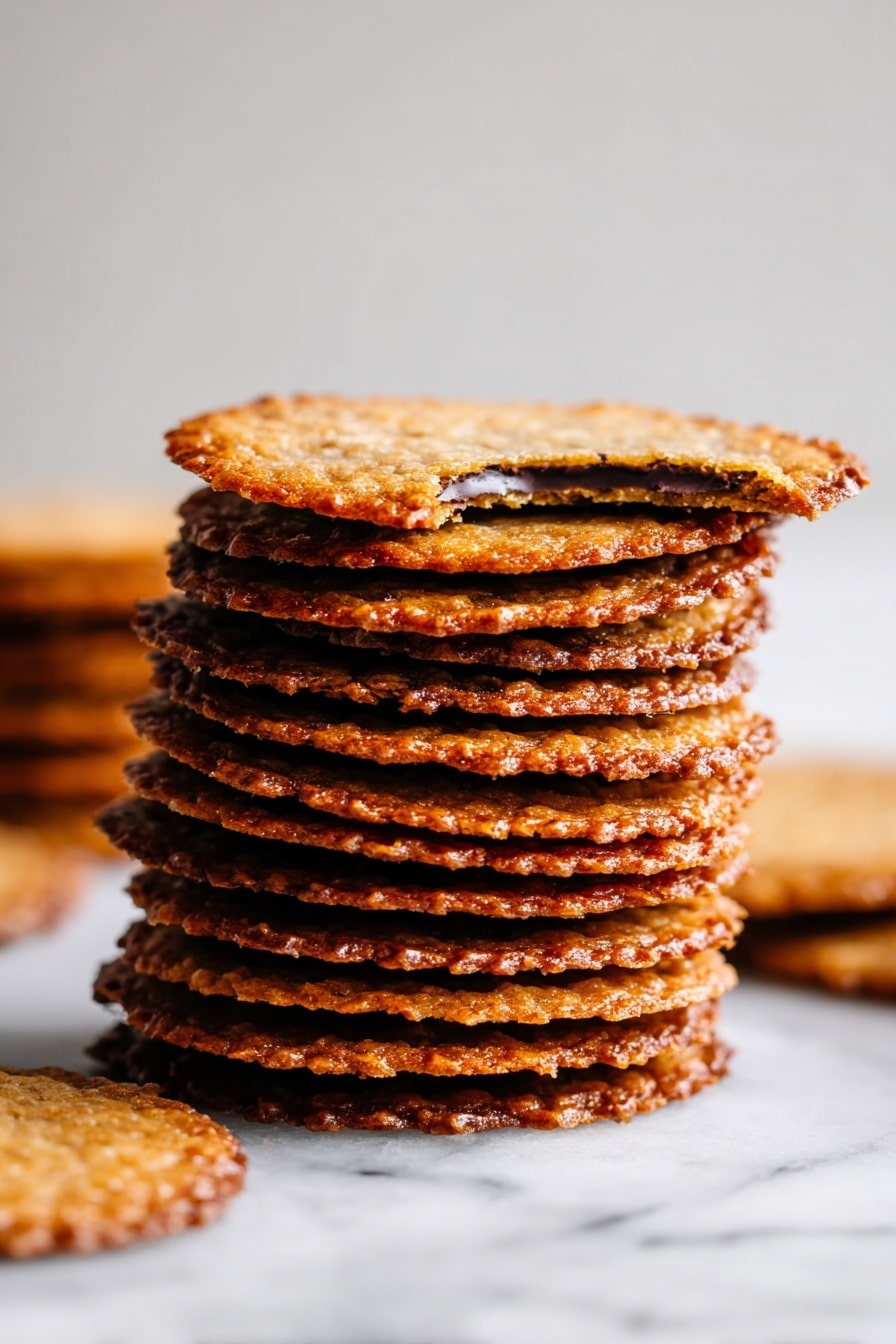 Almond Lace Cookies with Chocolate Sandwiches Recipe - Recipe Step