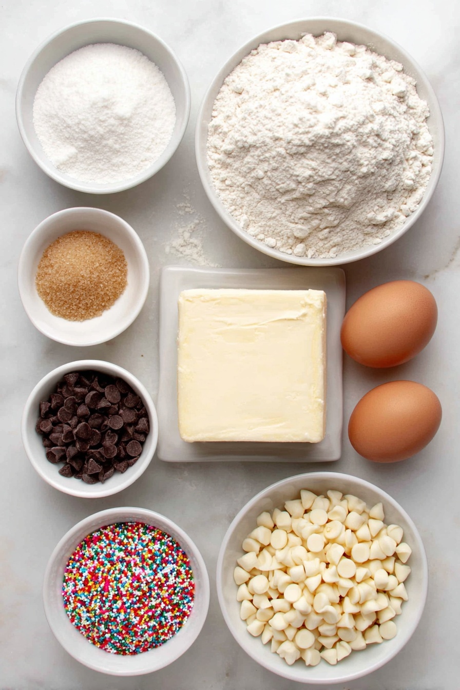 Funfetti Cheesecake Pudding Cookies Recipe - Ingredients