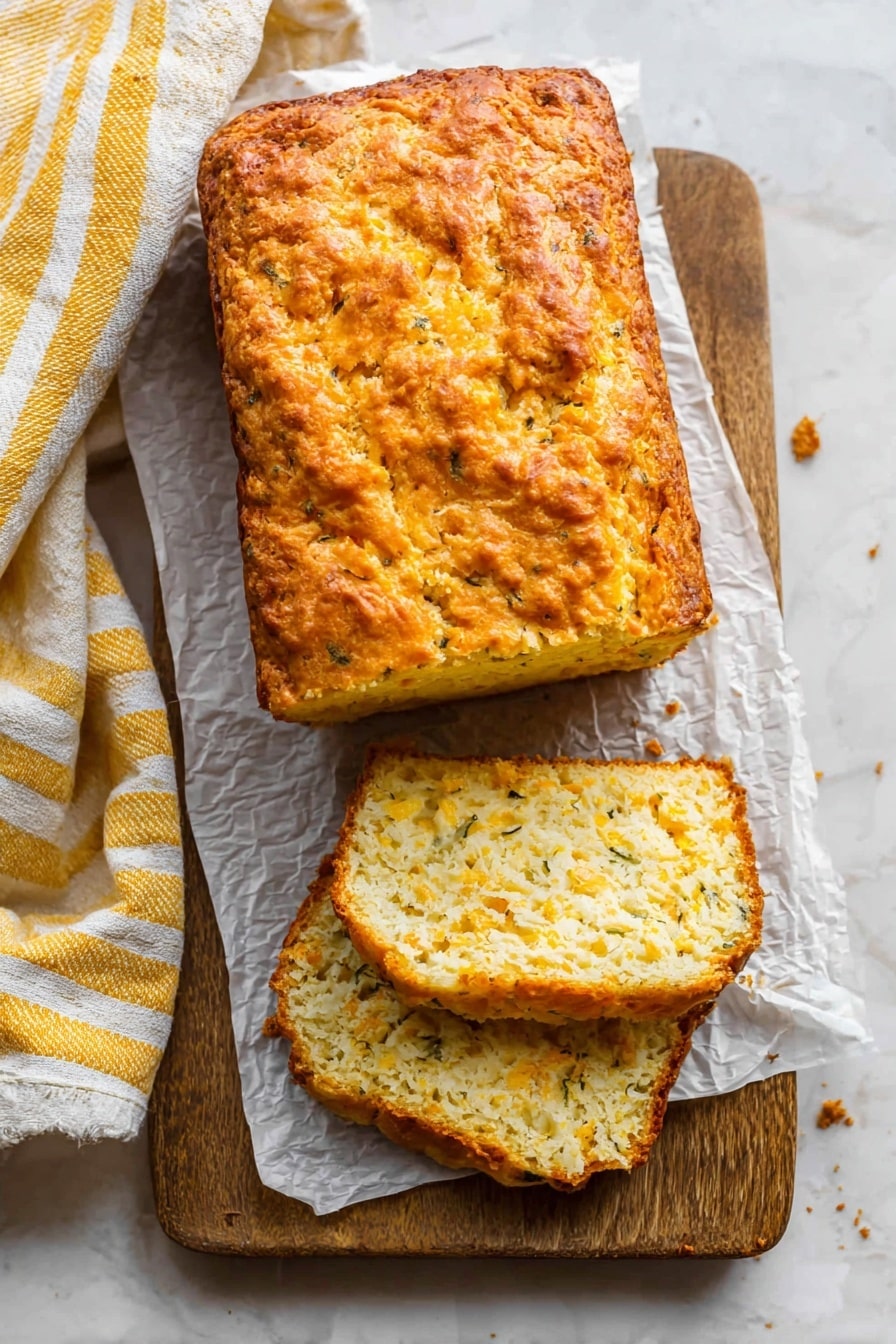 Cheddar Garlic Quick Bread Recipe - Recipe Step