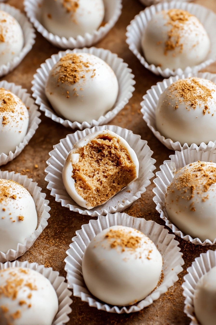Pumpkin Cream Cheese Truffles Recipe - Serving