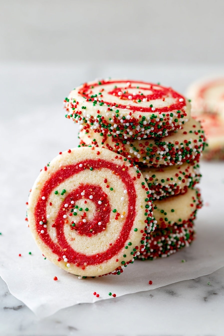 Red Velvet Pinwheel Cookies Recipe - Recipe Step