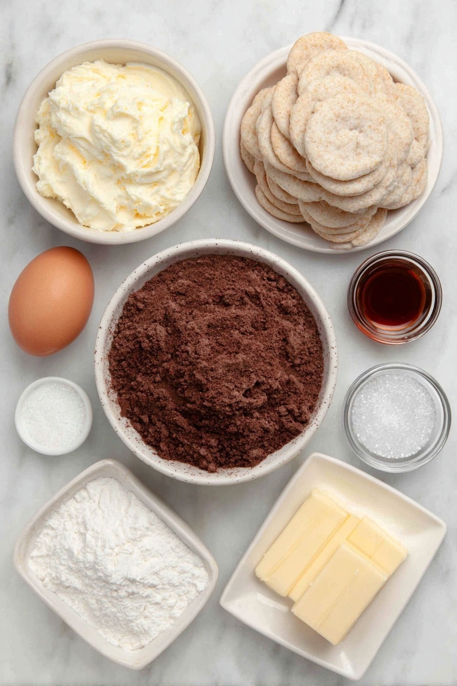 Red Velvet Cake Ball Ornaments Recipe - Ingredients