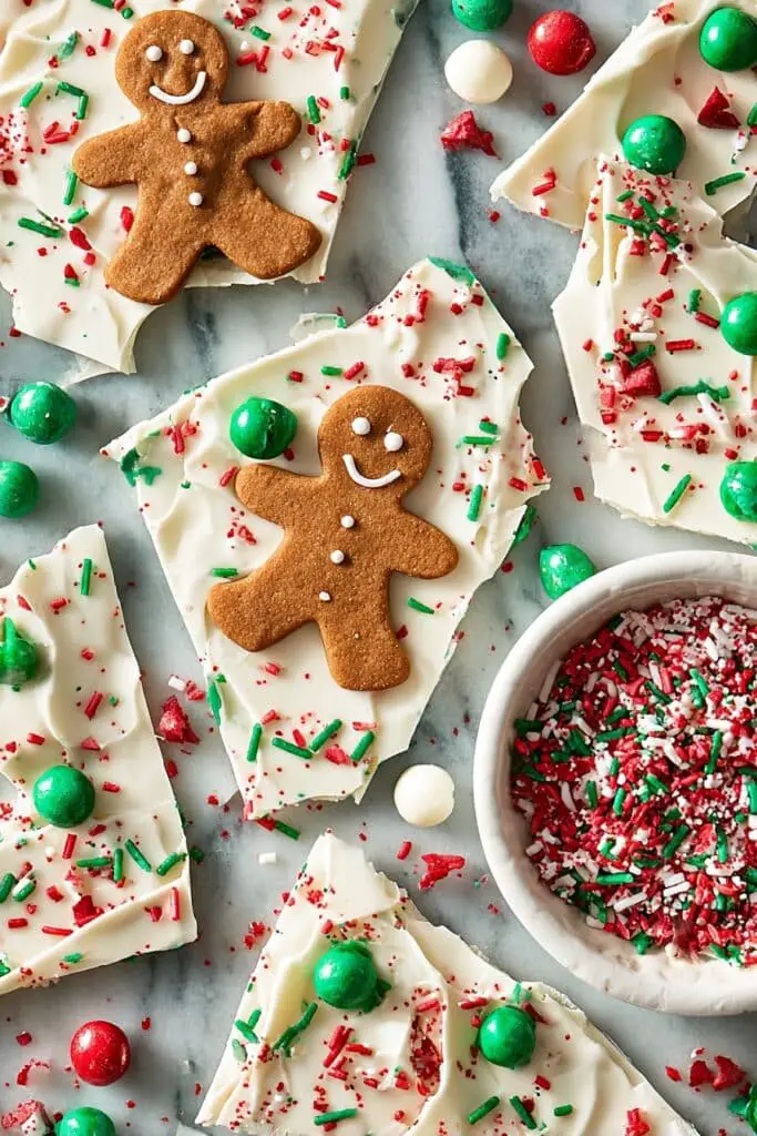 Gingerbread Cookie Bark Recipe