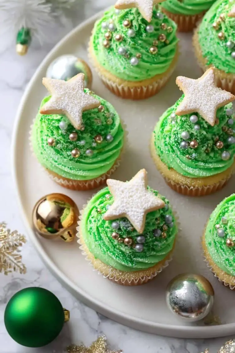 Christmas Tree Cupcakes Recipe
