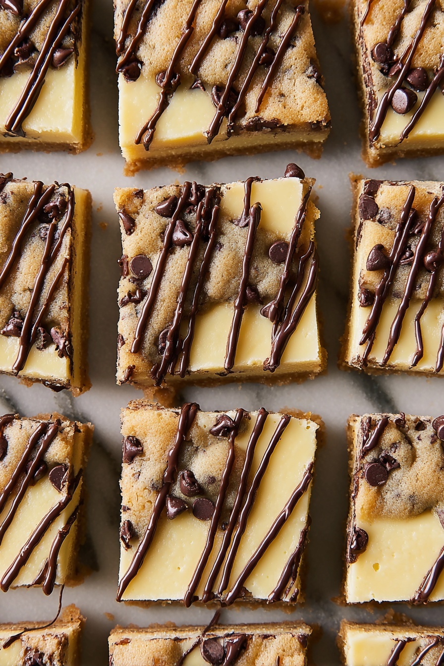 Cookie Dough Cheesecake Bars Recipe - Serving