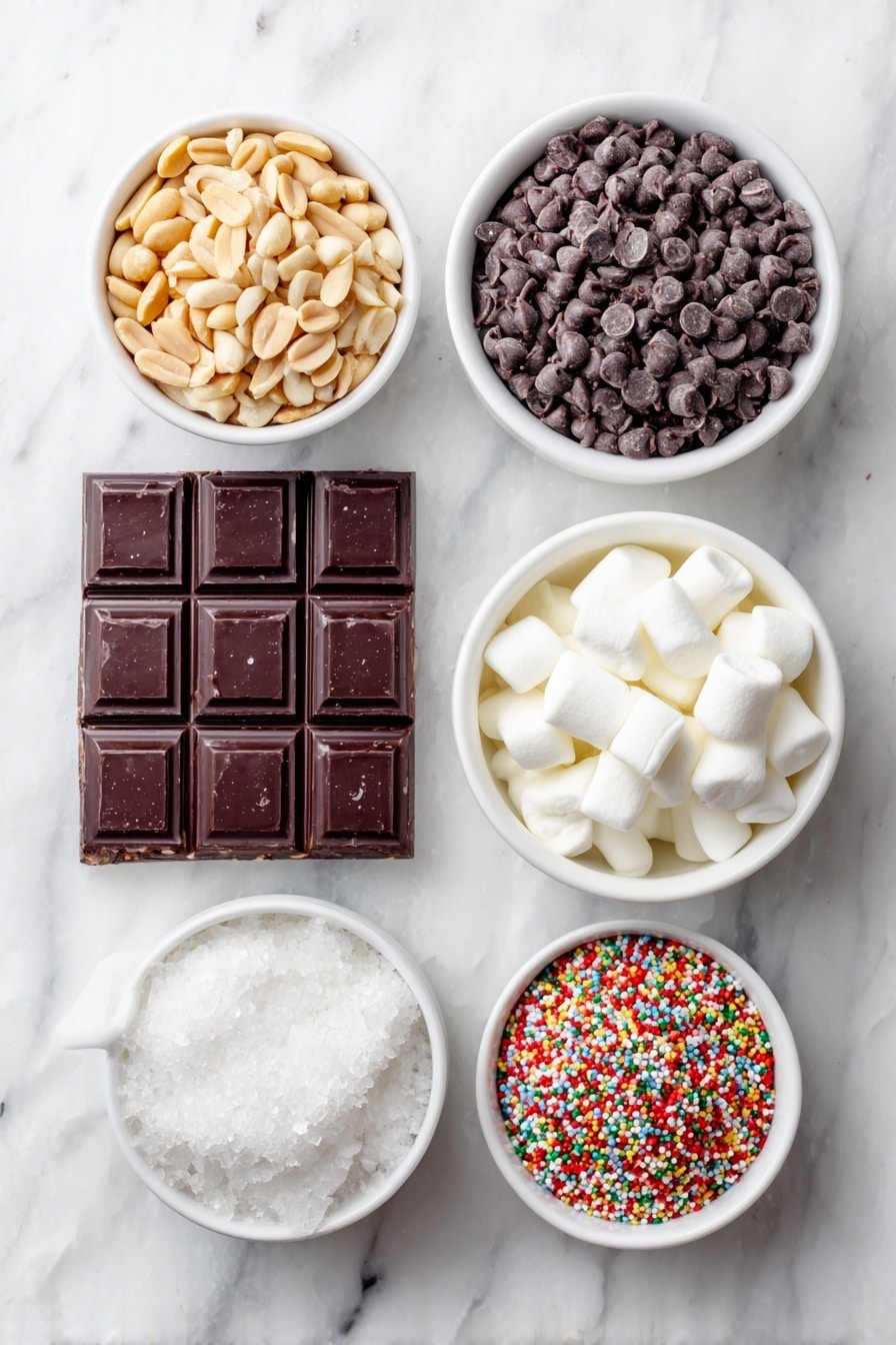 Crockpot Chocolate Peanut Candy Recipe - Ingredients