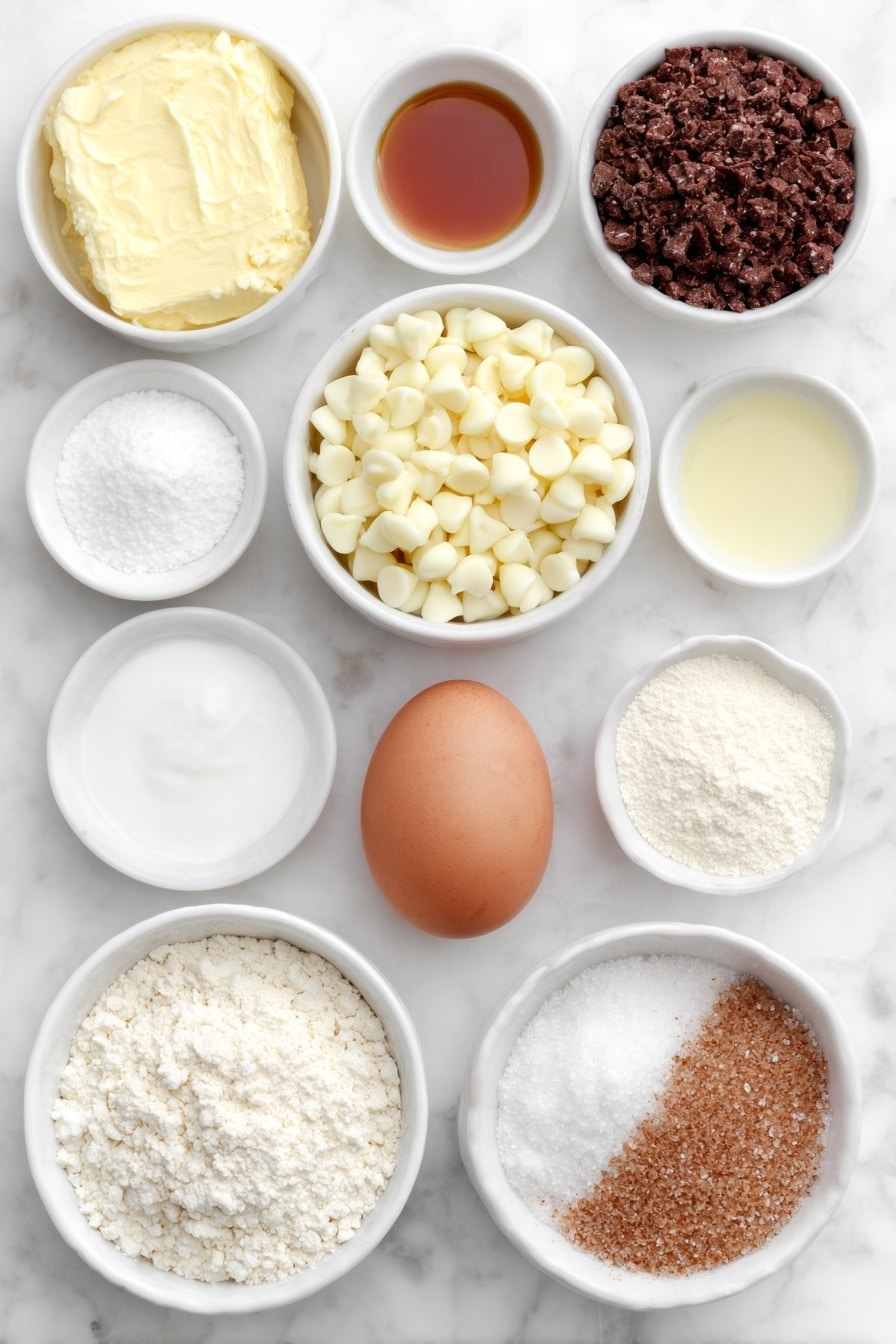 Gingerbread Blondies with White Chocolate Chips Recipe - Ingredients