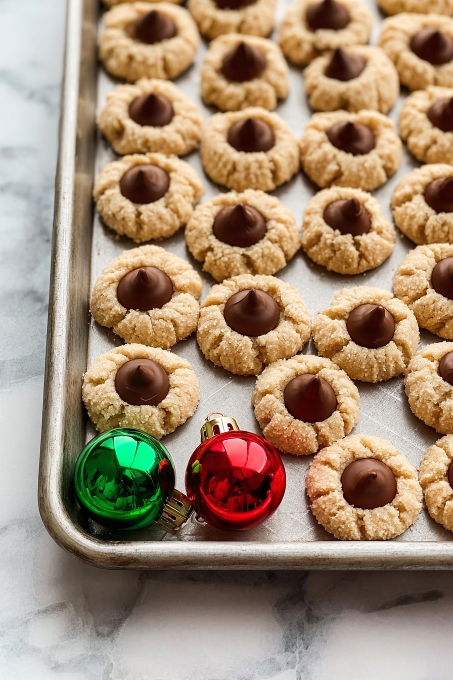 Peanut Butter Blossom Cookies Recipe - Serving