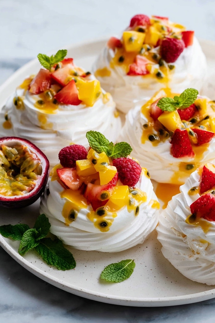 Mini Pavlovas with Fresh Fruit Recipe - Recipe Step
