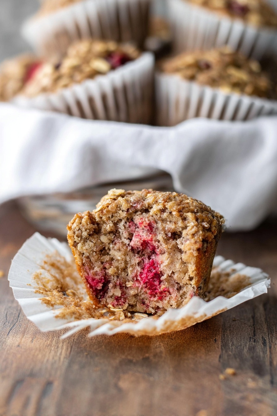 Cranberry Sauce Muffins with Oat Streusel Recipe - Recipe Step