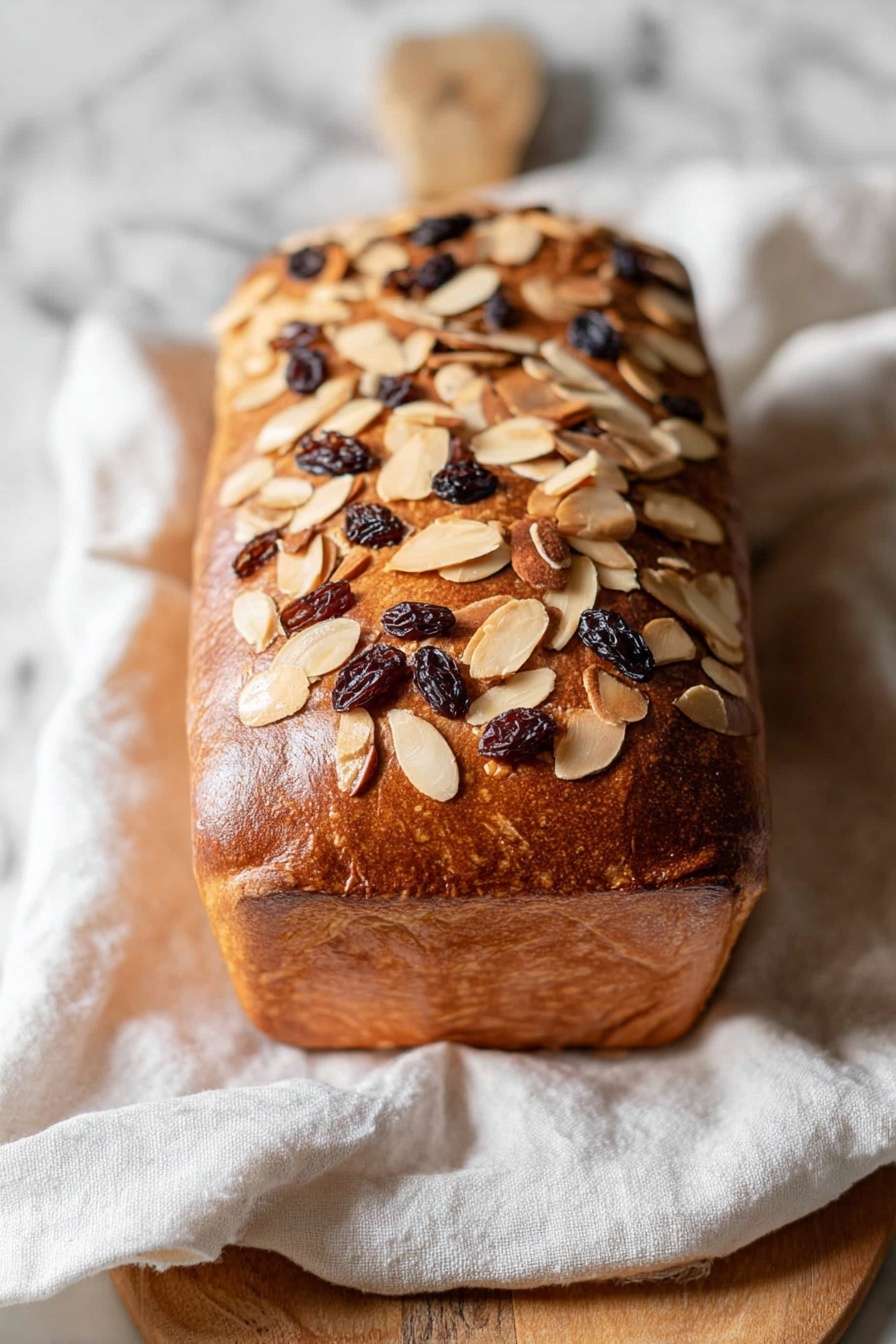 Cinnamon Raisin Challah Bread Recipe - Serving