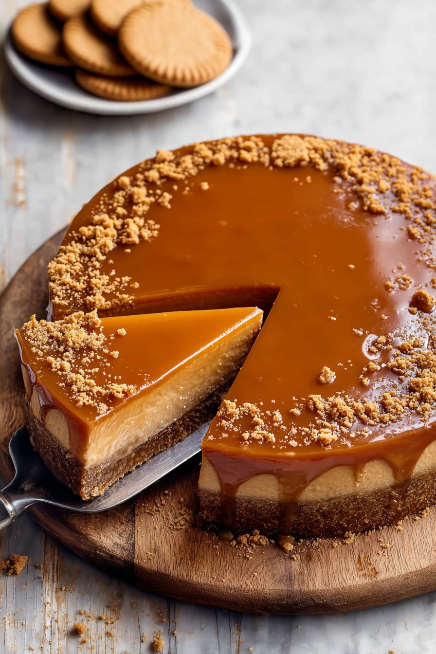 Gingerbread Cheesecake with Salted Caramel Recipe - Recipe Step