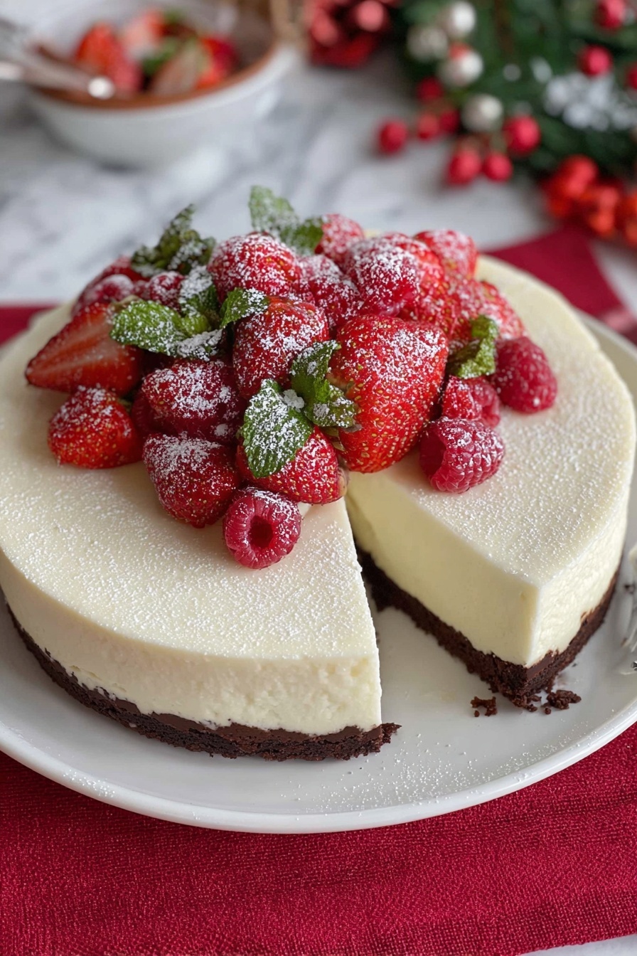 White Chocolate Mousse Cake Recipe - Recipe Step
