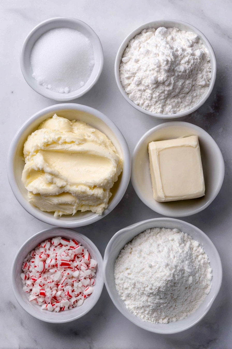 Peppermint Meltaways Cookies Recipe - Ingredients