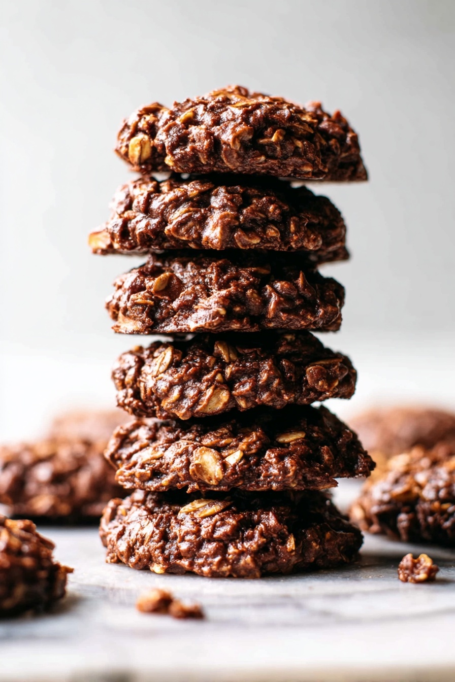 No Bake Chocolate Peanut Butter Cookies Recipe - Recipe Step