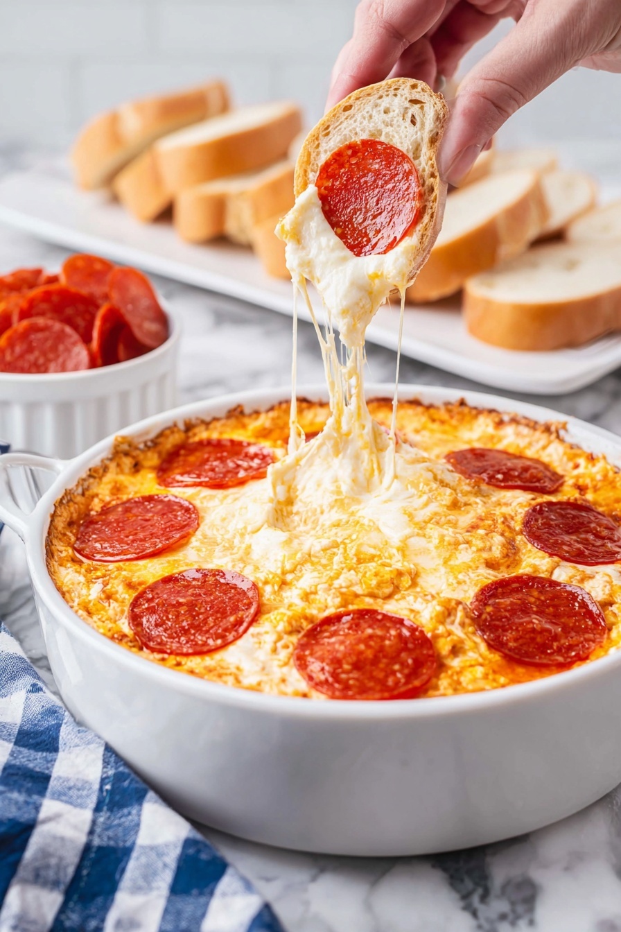 Pepperoni Cheese Dip Recipe - Recipe Step