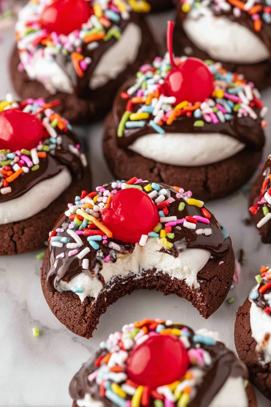 Hot Fudge Sundae Cookies Recipe - Recipe Step