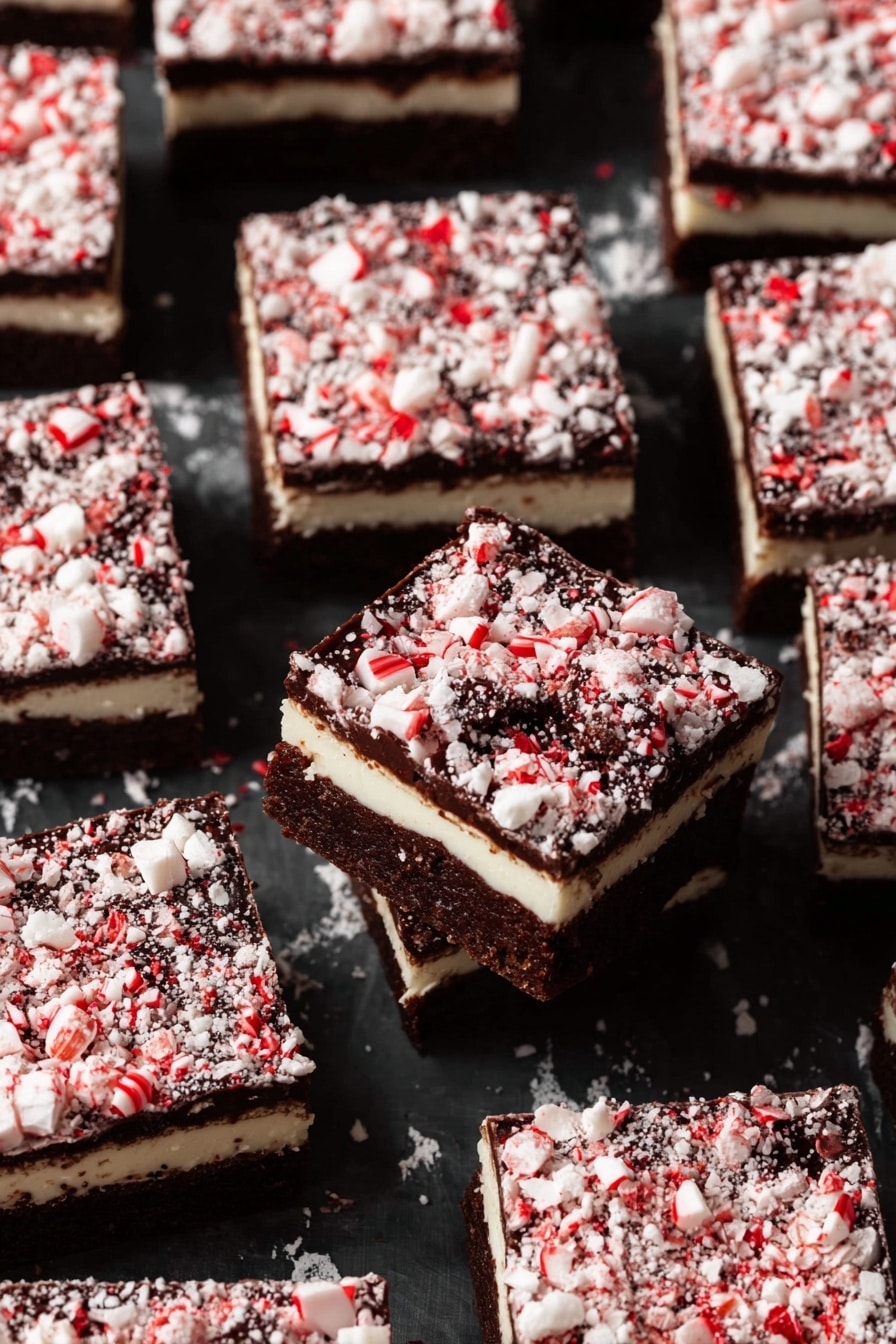 Peppermint Brownies with Chocolate Glaze Recipe - Recipe Step