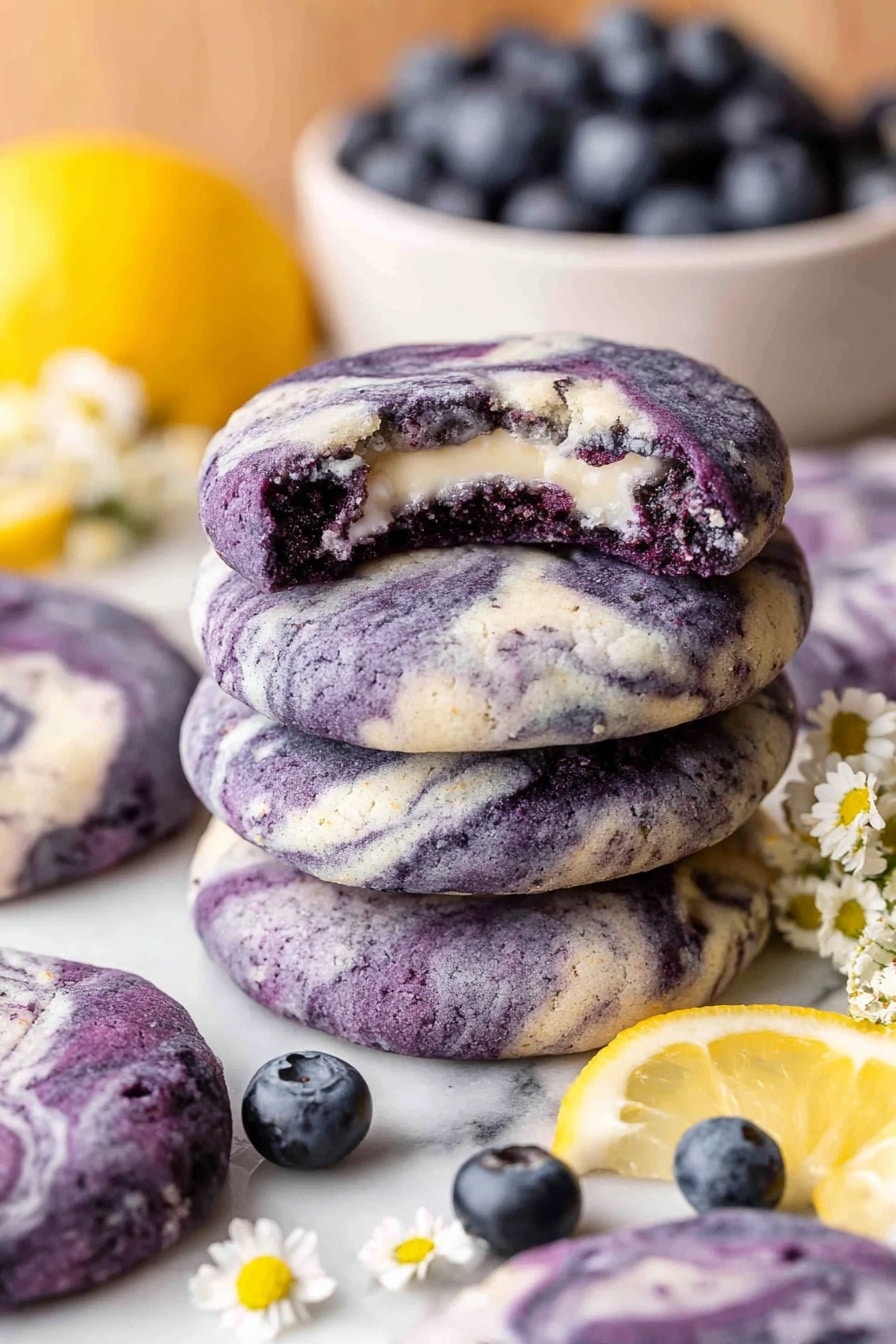 Lemon Blueberry Cheesecake Cookies Recipe - Recipe Step