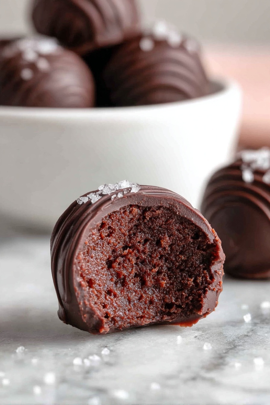 Chocolate Cake Truffles Recipe - Recipe Step