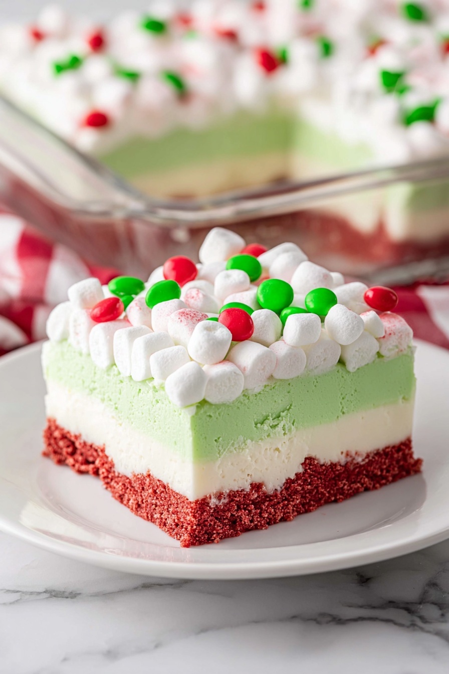 Christmas Lasagna with Peppermint Pudding Recipe - Recipe Step