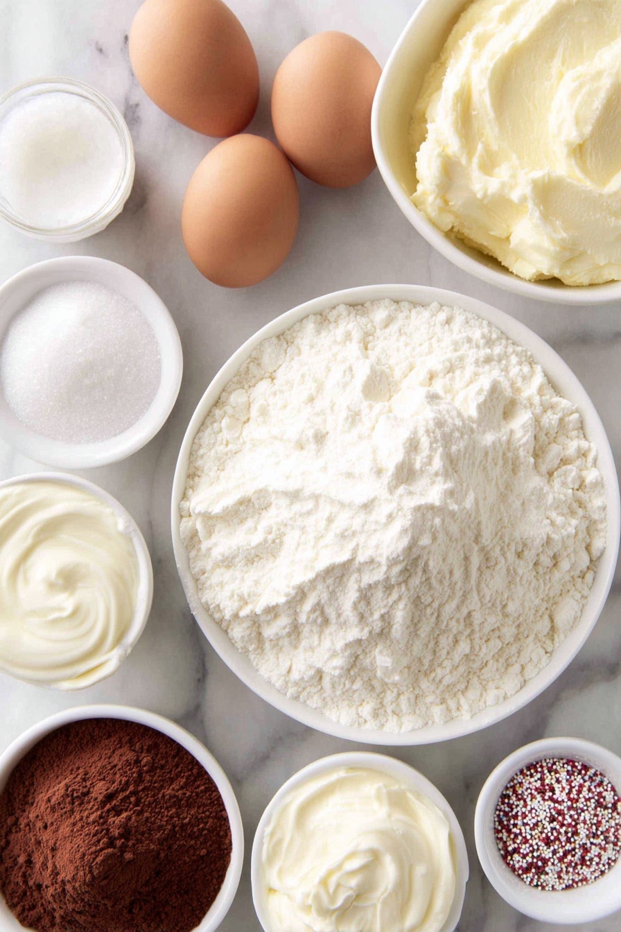 Festive Christmas Bread with Sprinkles Recipe - Ingredients