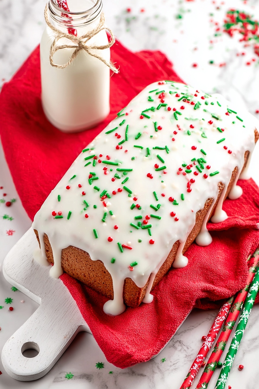 Festive Christmas Bread with Sprinkles Recipe - Recipe Step